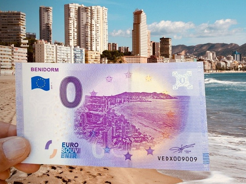 Billete Euro Souvenir - BENIDORM 2019