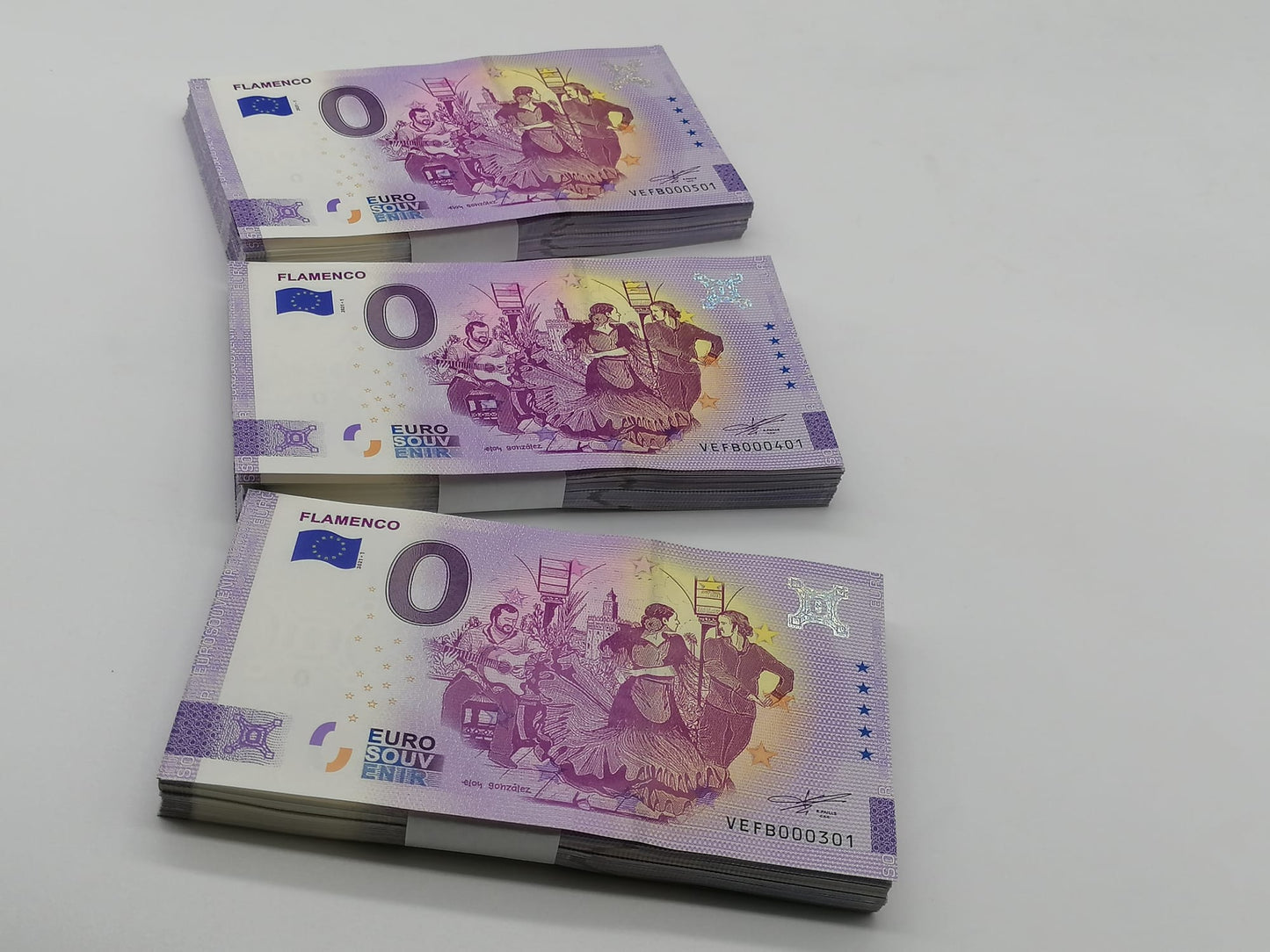 Billete Euro Souvenir - FLAMENCO (Anniversary) 2021