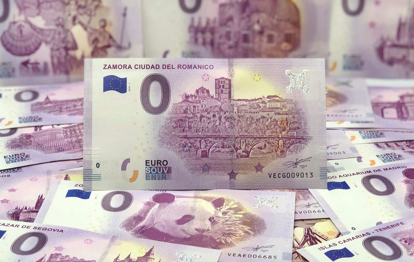 Billete Euro Souvenir - ZAMORA CIUDAD DEL ROMÁNICO 2019