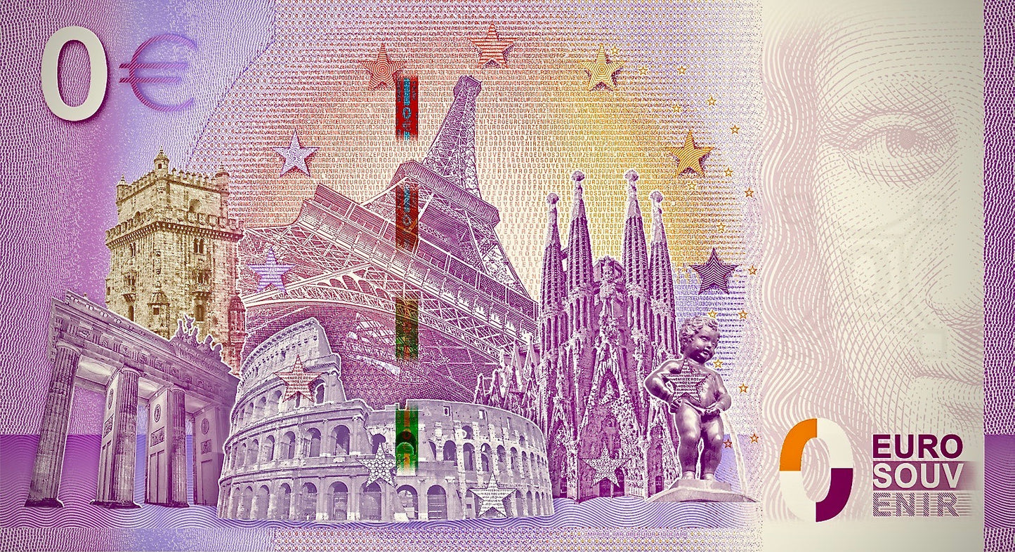 Billete Euro Souvenir - ISLA MÁGICA SEVILLA Anniversary 2019.1