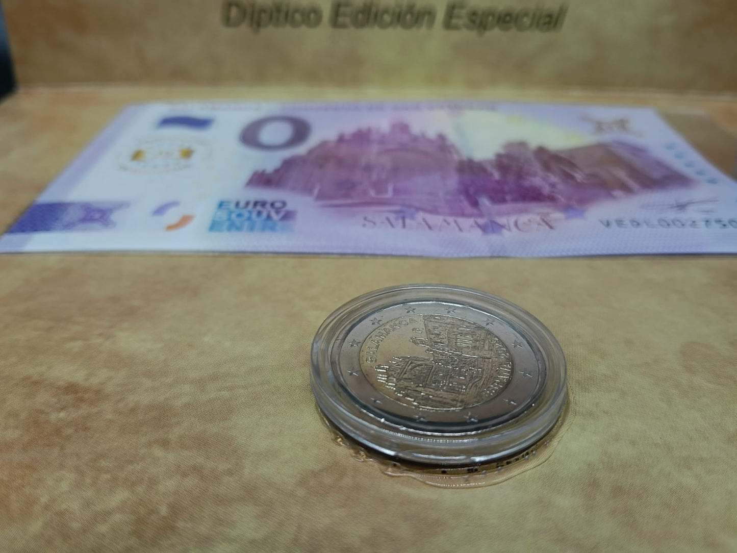 Pack moneda de 2€ y Billete Euro Souvenir - SALAMANCA CONVENTO SAN ESTEBÁN 2025 aniversary