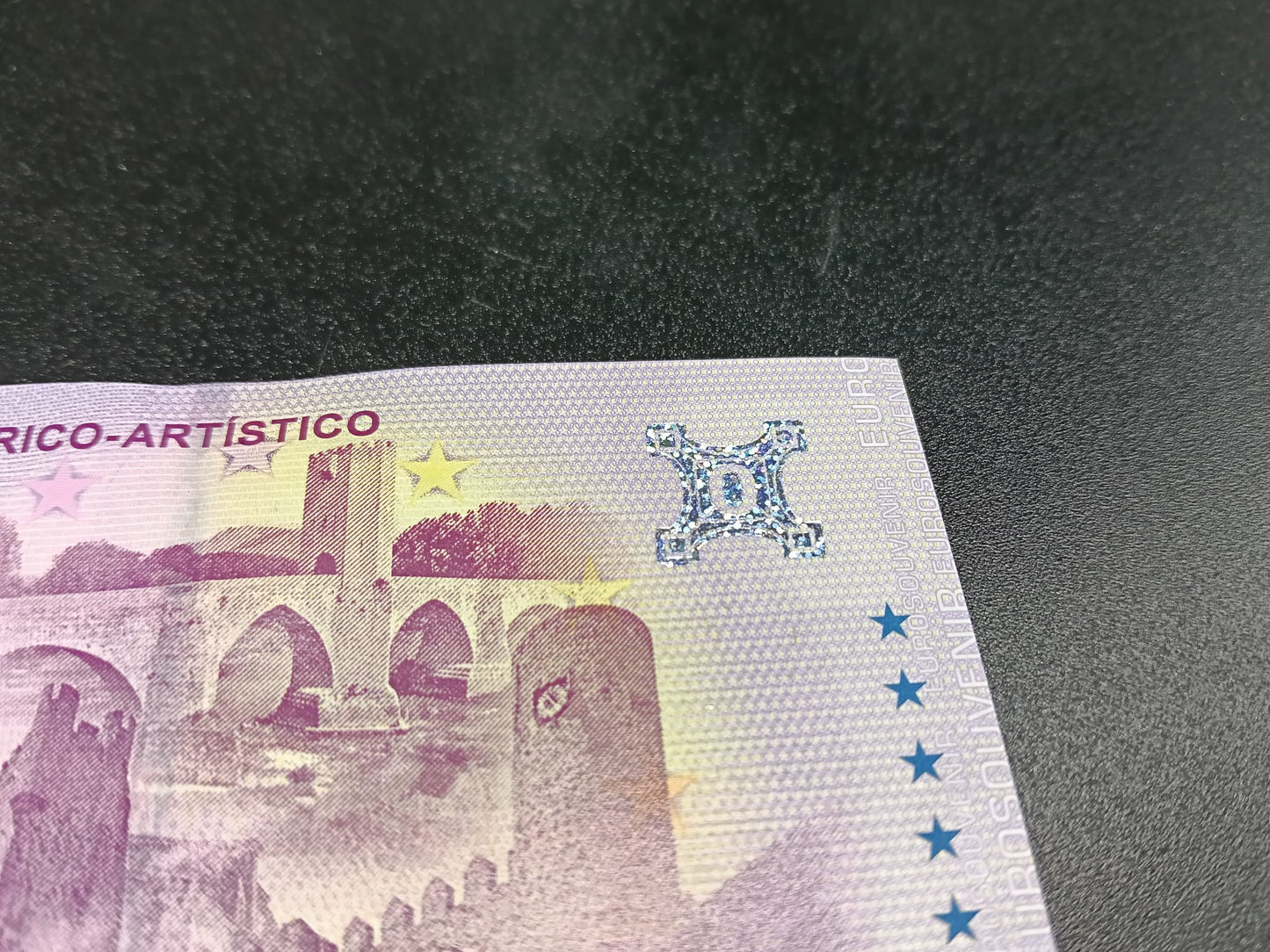 Edición 2026 Billete Euro Souvenir - FRIAS CONJUNTO HISTÓRICO-ARTÍSTICO versión PLATA