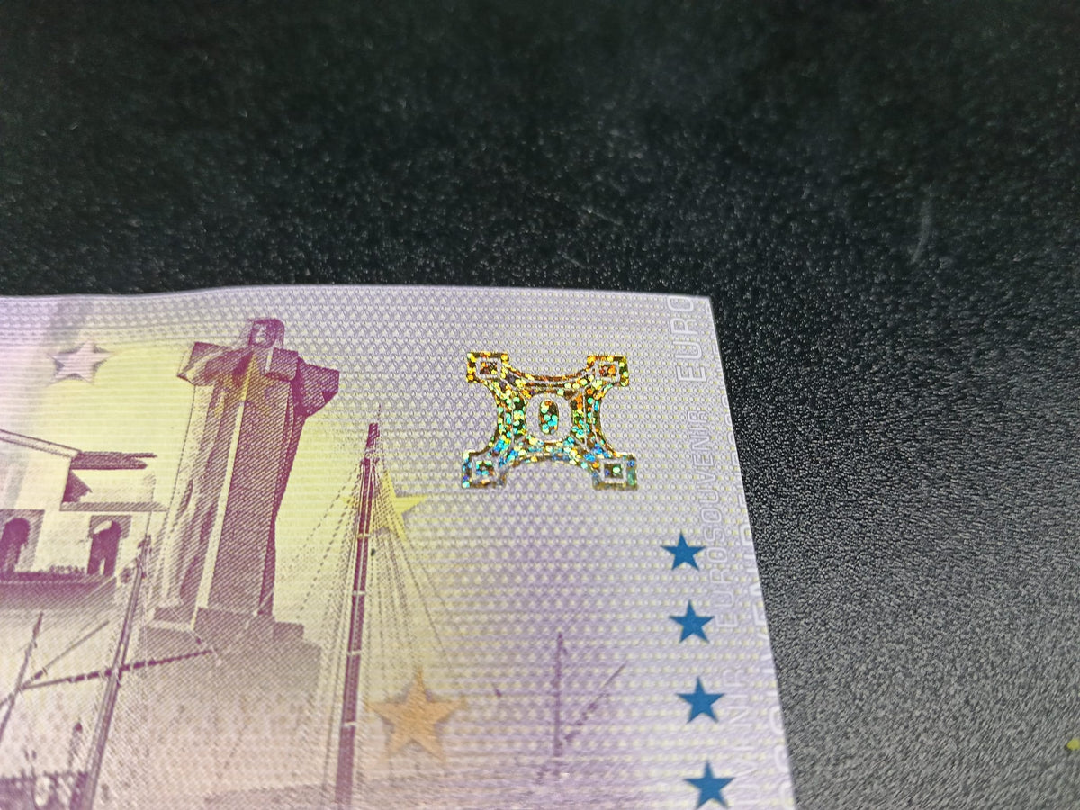 Edición 2026 Billete Euro Souvenir - MUELLE DE LAS CARABELAS versión ORO