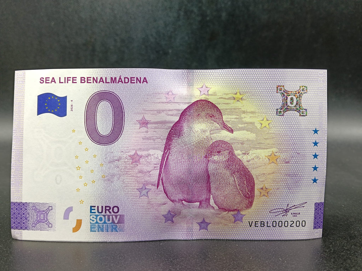 Edición 2026. Billete Euro Souvenir - Pingúino plata 2026-4
