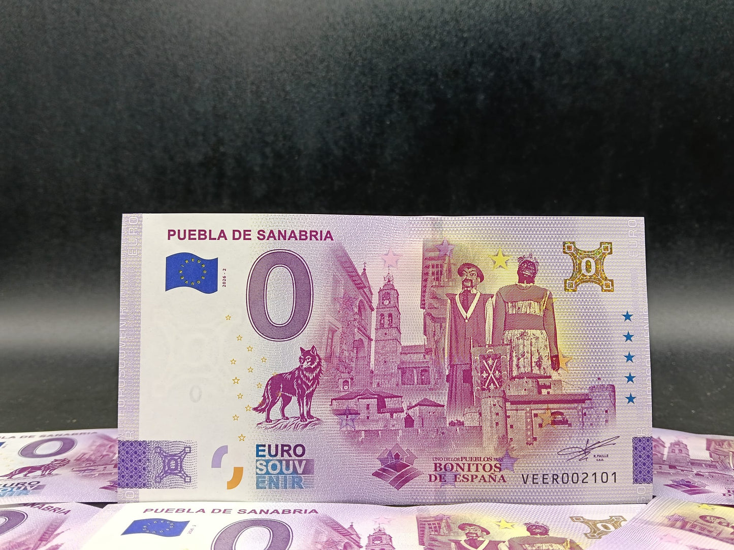 Billete Euro Souvenir - PUEBLA DE SANABRIA 2026 gold