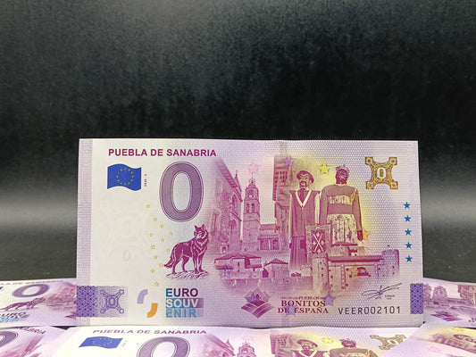 Billete Euro Souvenir - PUEBLA DE SANABRIA 2026 gold