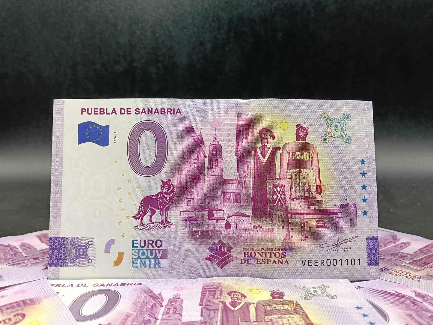 Billete Euro Souvenir - PUEBLA DE SANABRIA 2026 silver