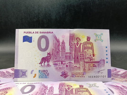 Billete Euro Souvenir - PUEBLA DE SANABRIA 2026 silver