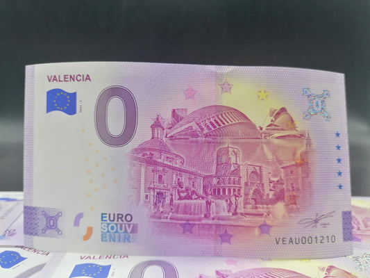 Billete Euro Souvenir VALENCIA 2024