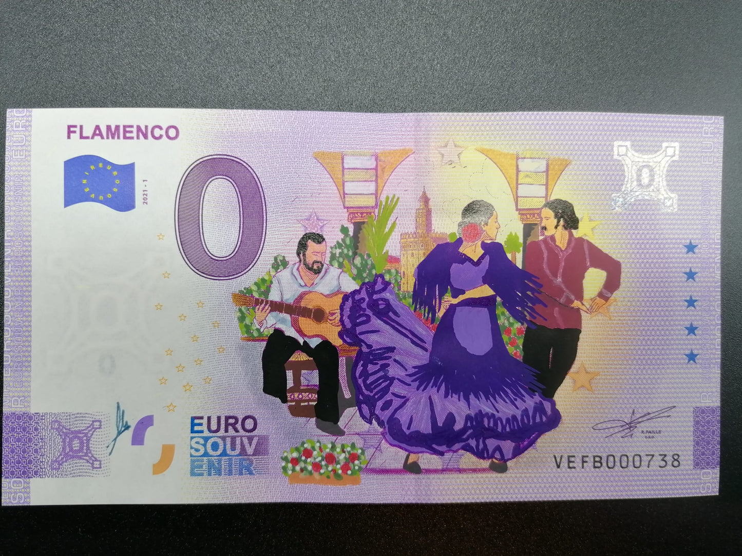 Edición Collectors 2021 Flamenco en Díptico pintado a mano