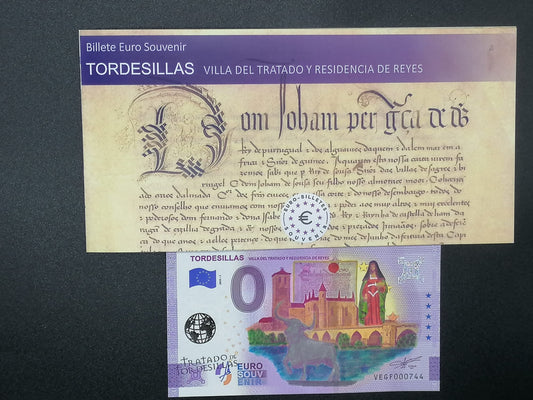 Edición 2021- Tordesillas villa del tratado y residencia de reyes. Pintado a mano