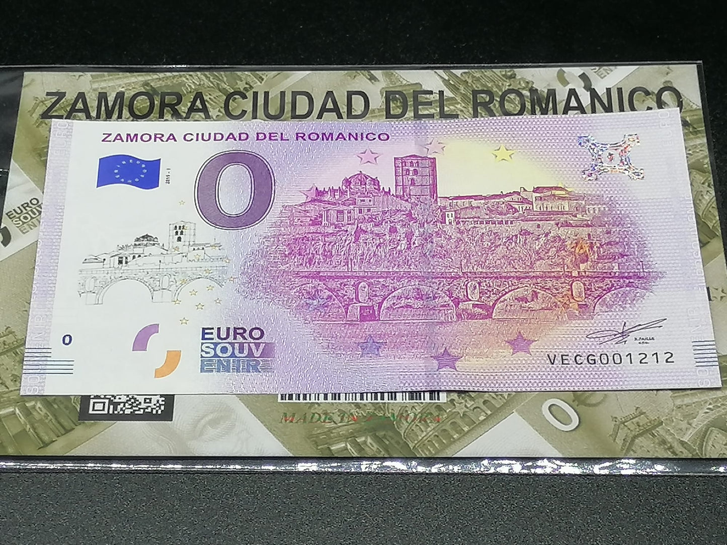 Edición 2018-1 Zamora Ciudad del Románico con sello ciudad